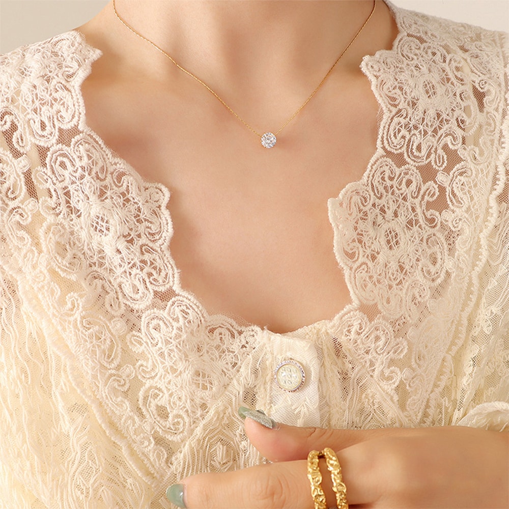 Liora Solitaire Necklace