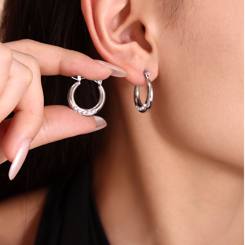 Lunar Bead Earrings
